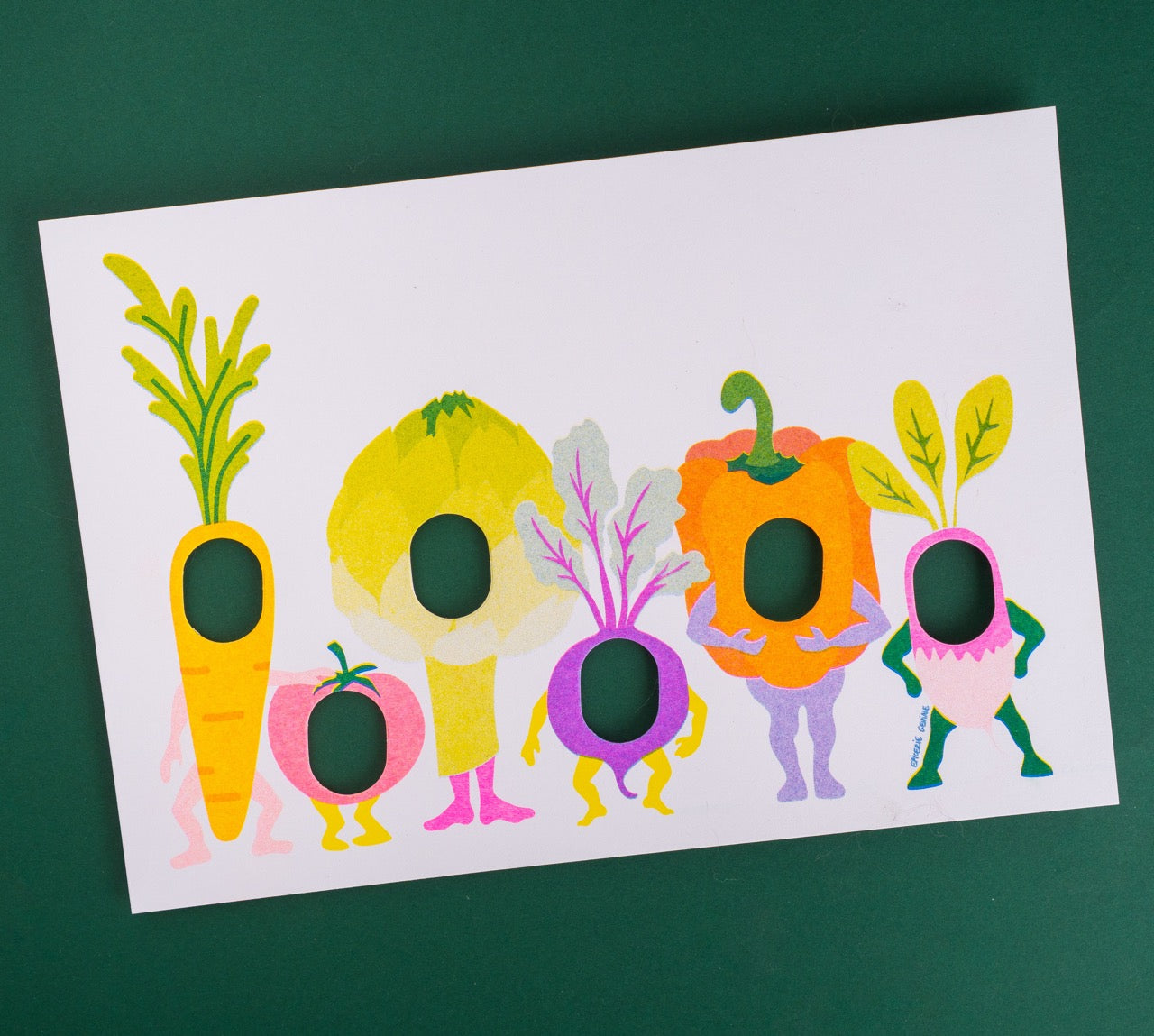 Carte Passe-tête légumes