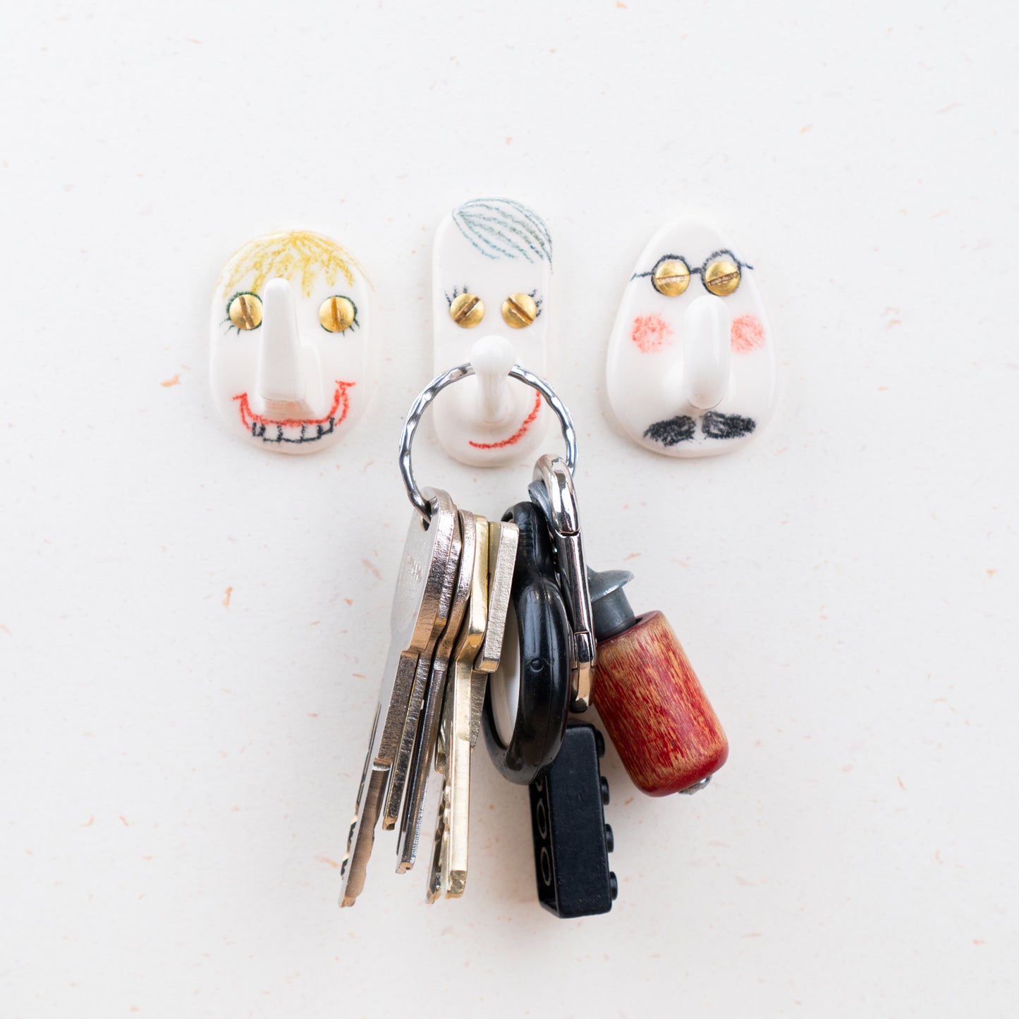 Mini crochets visages