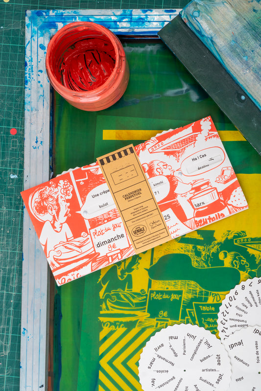 Le calendrier perpétuel édition Crêperie