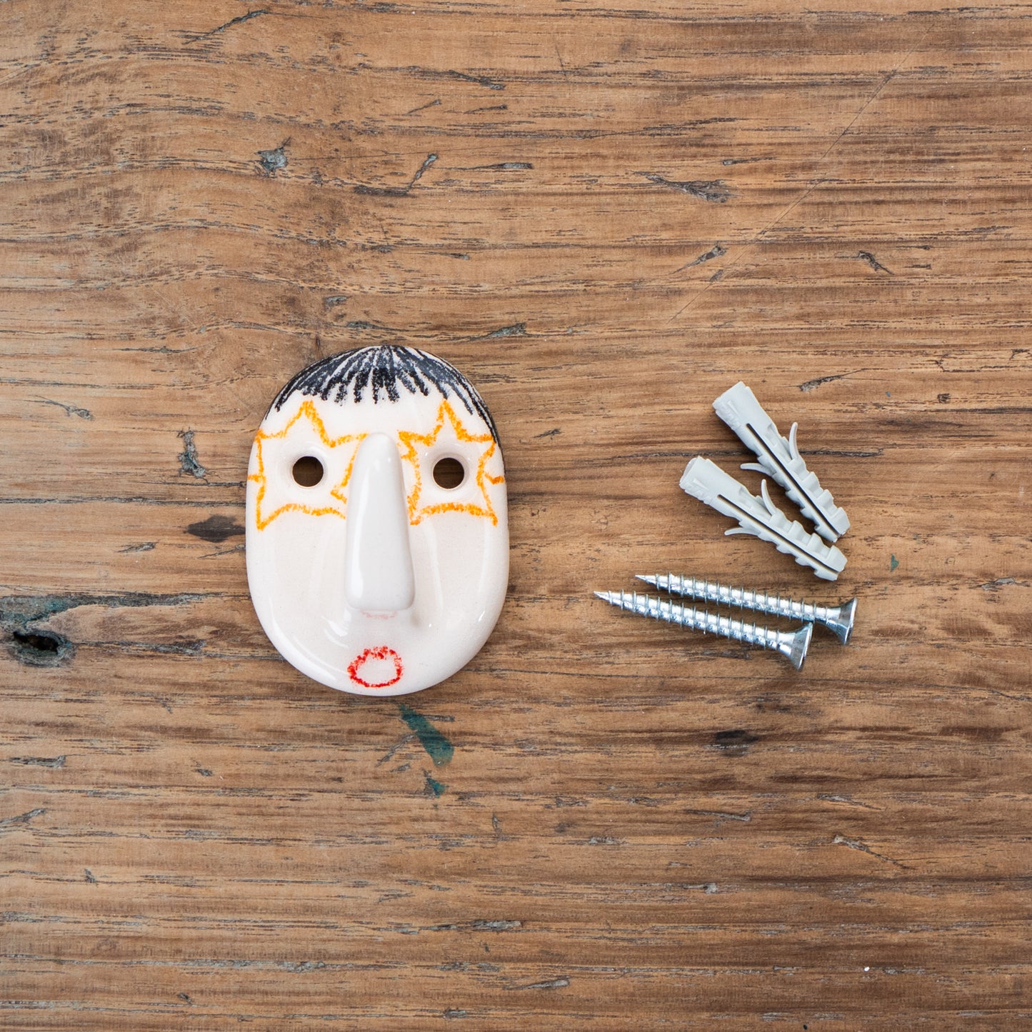 Mini crochets visages