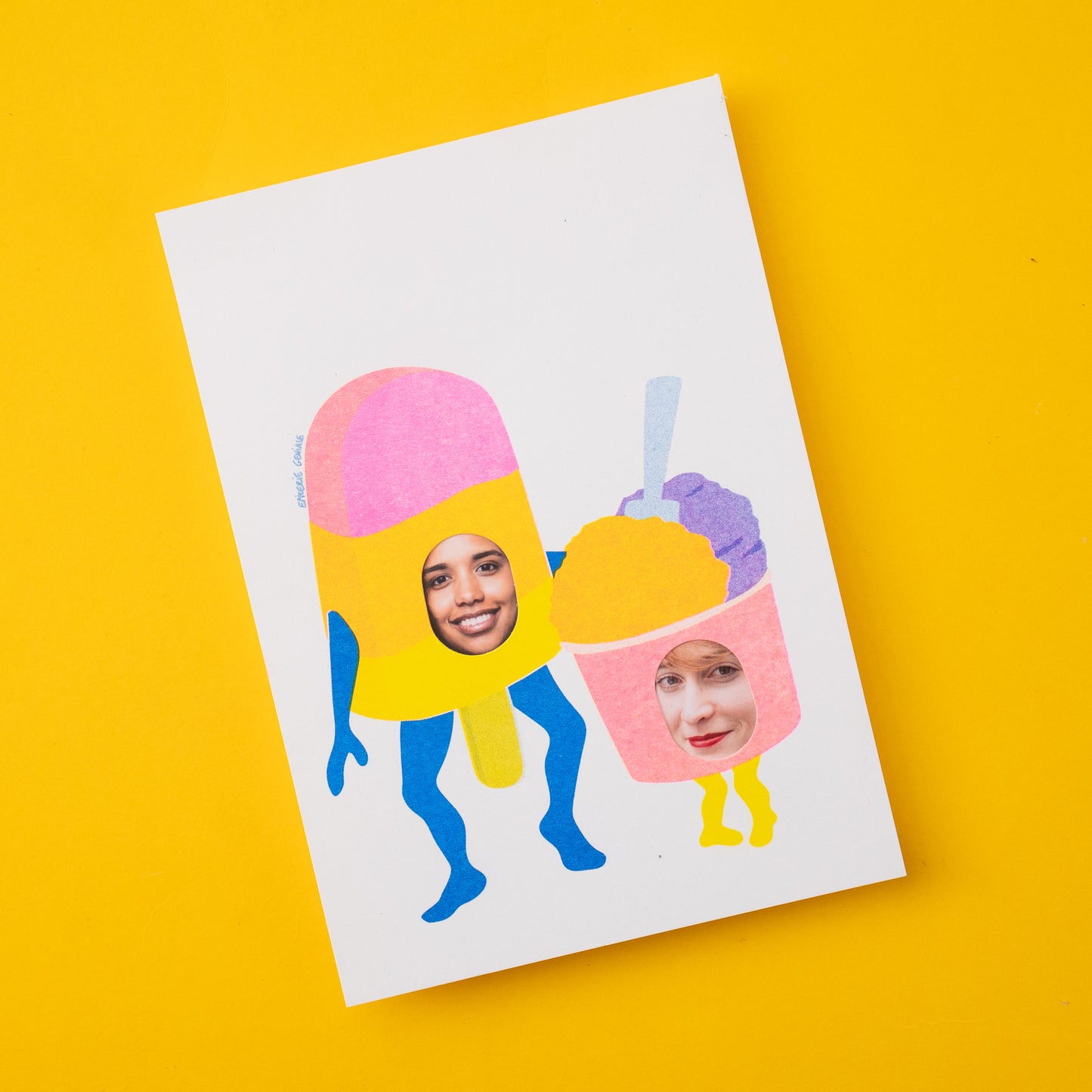 Carte Passe-tête Glaces