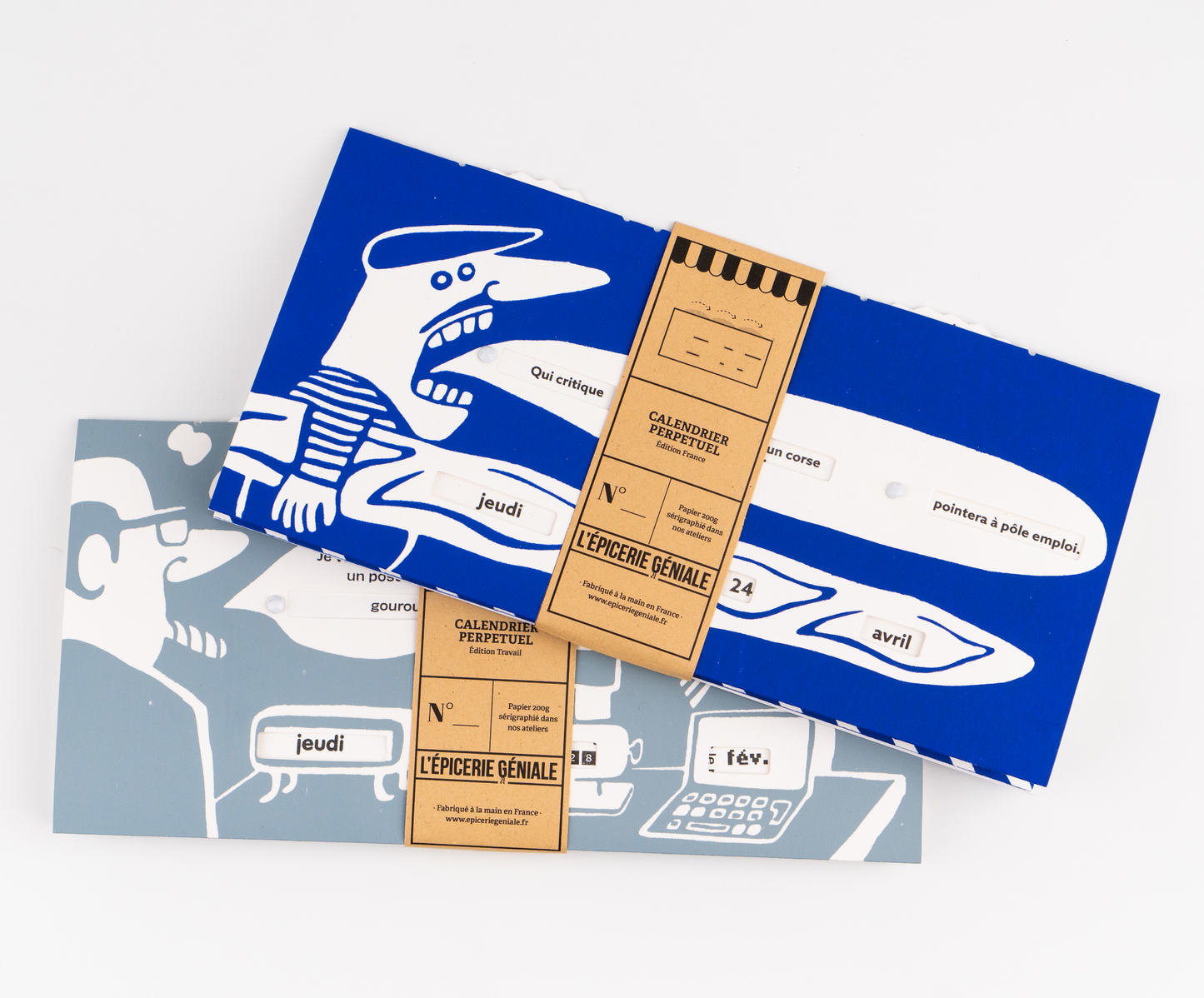 The French edition perpetual calendar