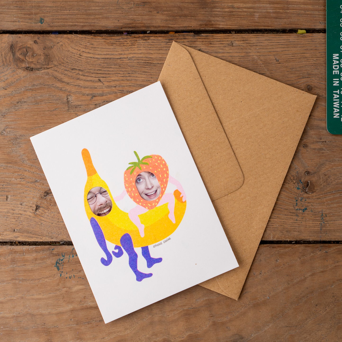 Carte Passe-tête fruits