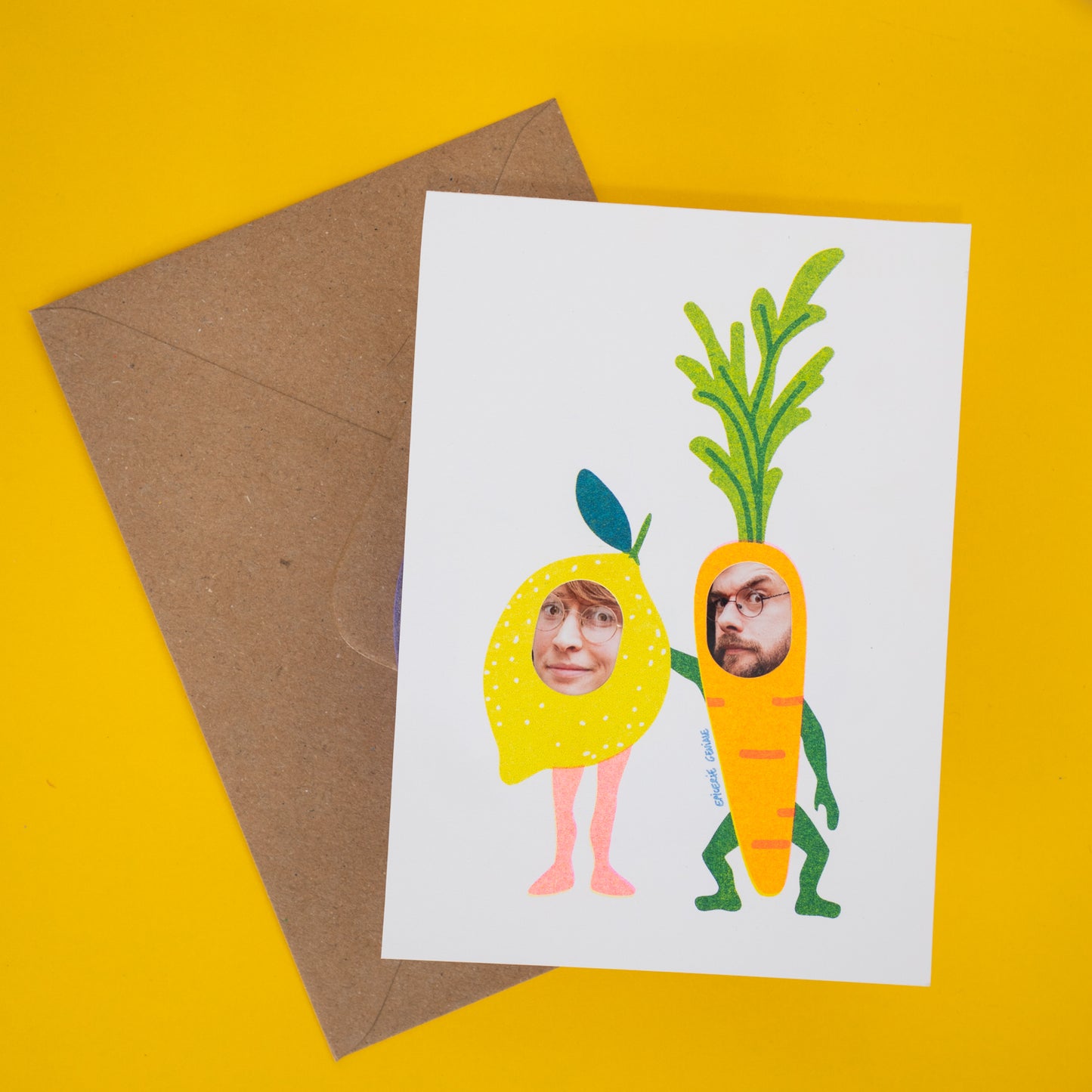 Carte Passe-tête Vitamines
