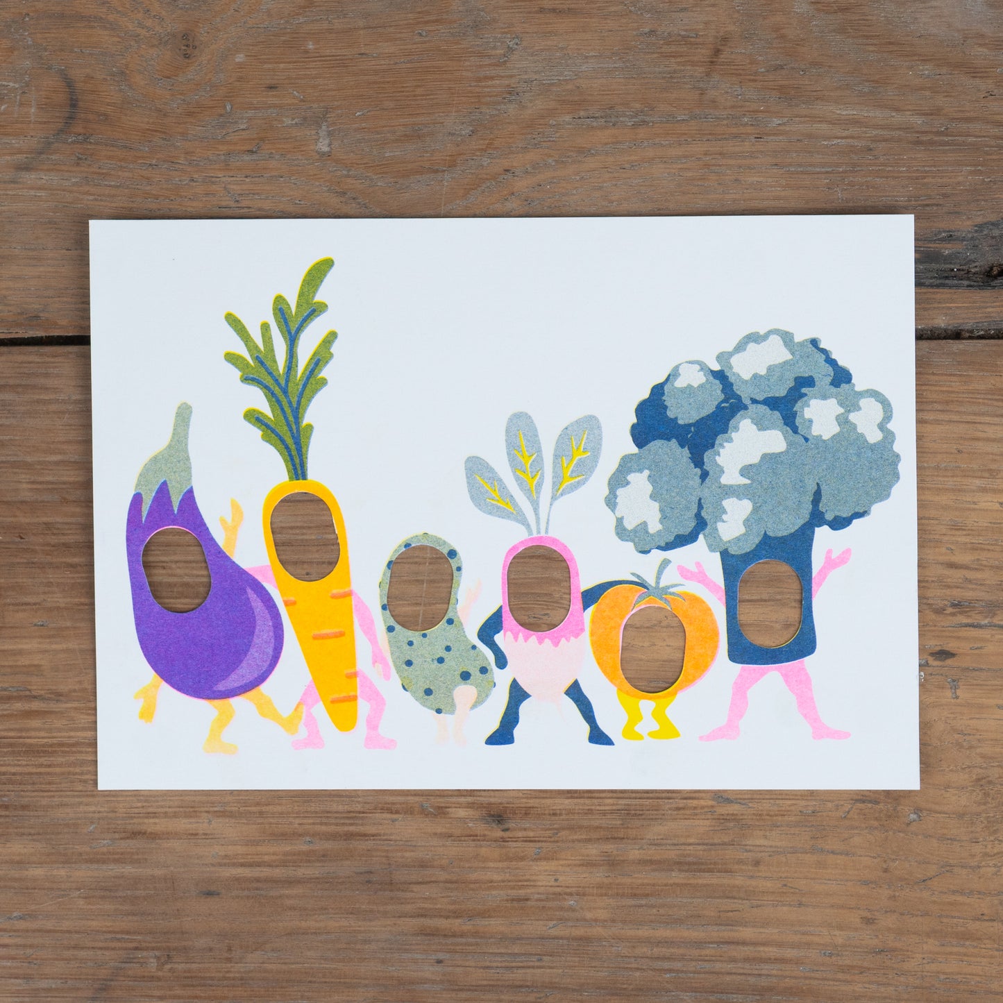 Carte Passe-tête légumes